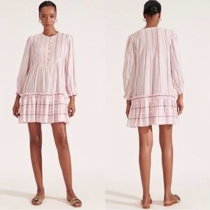 Veronica Beard Tibbett Cover Up Dress Pink Size XL